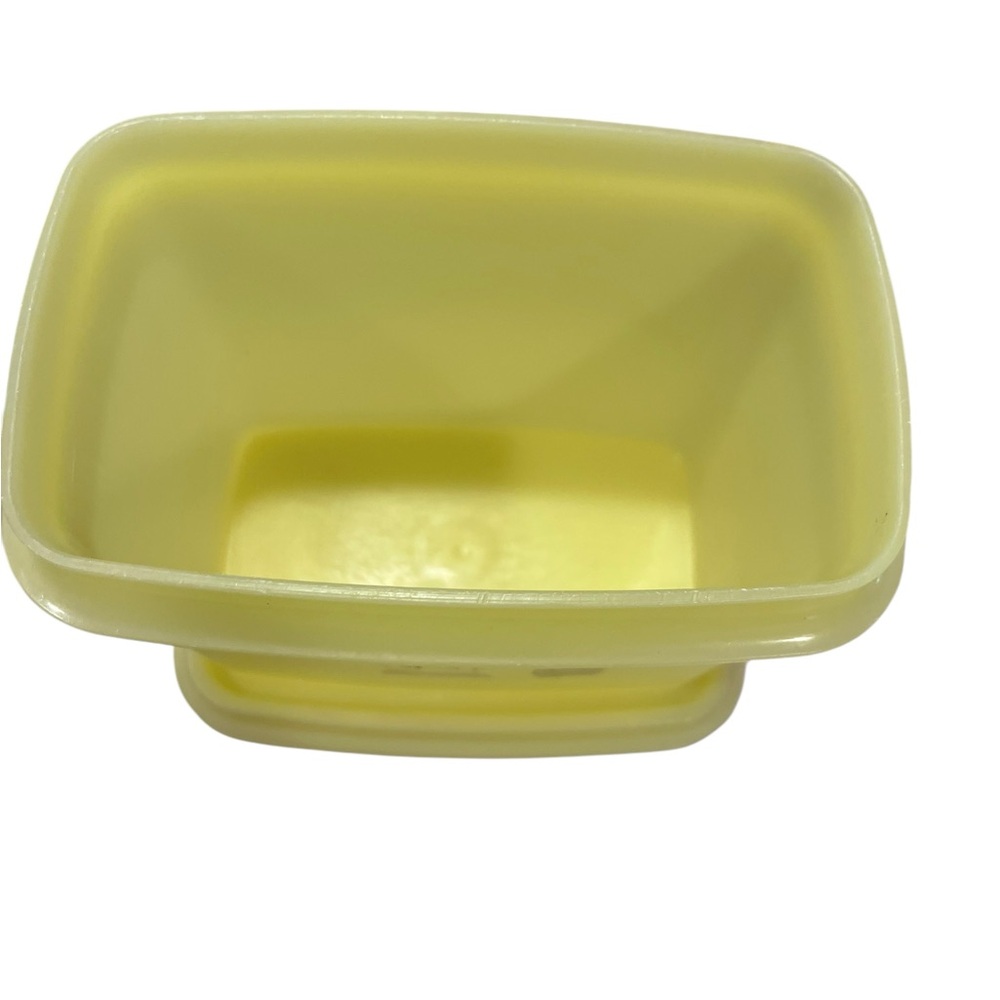 Vintage Tupperware Yellow Stackable Storage Containers - Picture 3 of 3